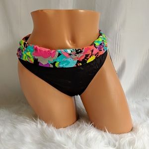 Kenneth Cole Bright Floral Band Bikini Bottoms.NWT
